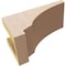 Ekena Millwork 4"W x 8"D x 4"H Wide Moab Rough Cedar Woodgrain TimberThane Corbel, Primed Tan CORUR04X08X04MOARCPR - alternate 2